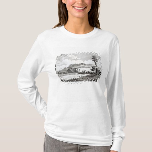 人間の島のCarisbrookの城、 Tシャツ (正面)