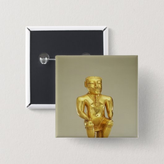 人間の形をしたライムのフラスコ 缶バッジ (正面&裏面)