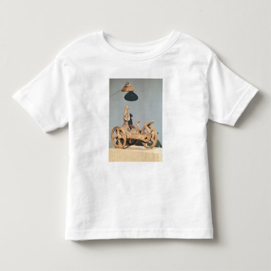 人間の形をした神性の奉納の一人乗り二輪馬車 トドラーTシャツ (正面)
