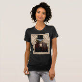 人間の形をしている怠惰の人ビクトリアンなSteampunk Tシャツ (正面フル)
