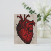 人間の心臓のポストカード ポストカード (スタンド正面)