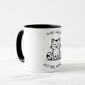 人間の愛撫 マグカップ (正面左)