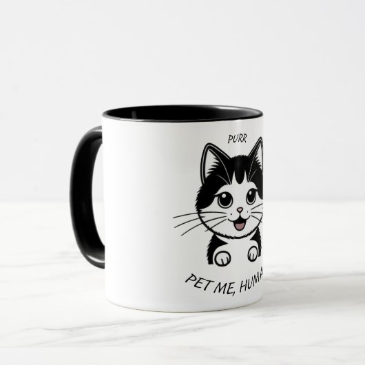 人間の愛撫 マグカップ (正面左)