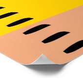 人間の成長グラフのルーラー |印刷可能な成長 ポスター (角)