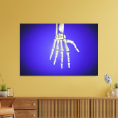 人間の手の骨の概念図2 キャンバスプリント (インサイチュ (リビング))