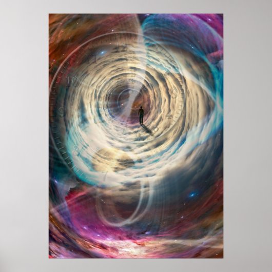 人間の旅行の時間と宇宙 ポスター (正面)