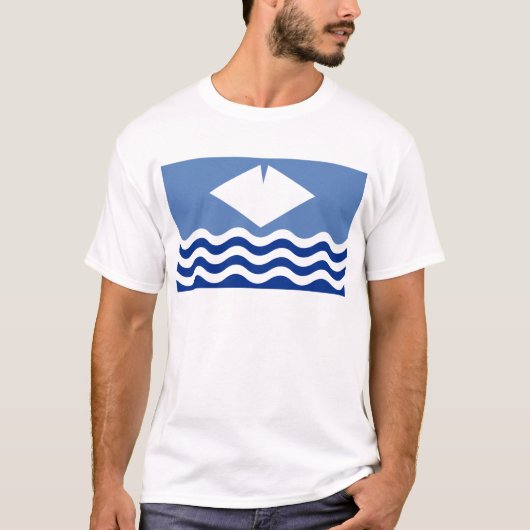 人間の旗の島 Tシャツ (正面)