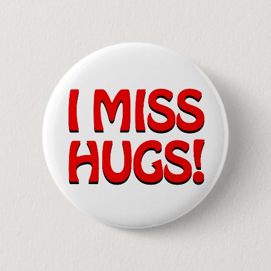 人間の暖かさの表現(私恋しく思は抱擁！) 缶バッジ (正面)