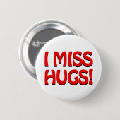 人間の暖かさの表現(私恋しく思は抱擁！) 缶バッジ (正面&裏面)