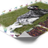 人間の最高の友達！ ポスター (角)