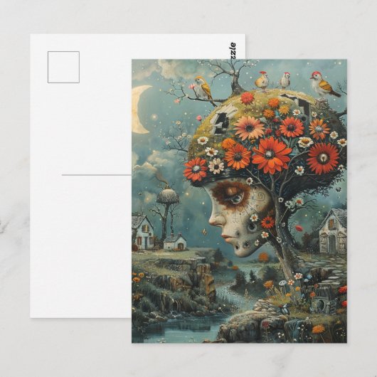 人間の木 ポストカード (正面/裏面)