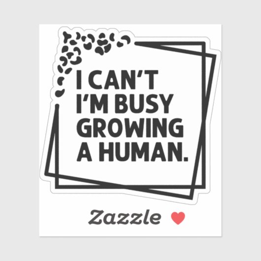 人間の未来の忙しママの引用文を育てられない シール (シート)