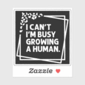 人間の未来の忙しママの引用文を育てられない シール (シート)