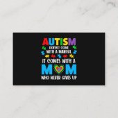 人間の来自閉症は持ち合わせない 名刺 (裏面)