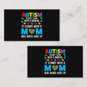 人間の来自閉症は持ち合わせない 名刺 (正面/裏面)