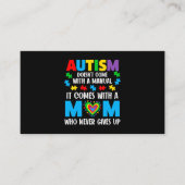 人間の来自閉症は持ち合わせない 名刺 (正面)