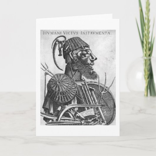 人間の楽器,アルカンボルド カード (正面)