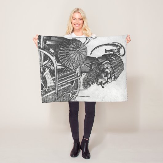 人間の楽器，アルカンボルド フリースブランケット (インサイチュ)