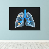 人間の概念像4ハート キャンバスプリント (インサイチュ (ウッドフロア))