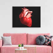人間の概念図1.人間ハートの概念図 キャンバスプリント (インサイチュ (リビング))