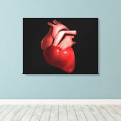 人間の概念図1.人間ハートの概念図 キャンバスプリント (インサイチュ (ウッドフロア))