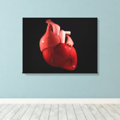 人間の概念図2.人間のハート キャンバスプリント (インサイチュ (ウッドフロア))
