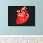 人間の概念図3.人間のハートの概念 キャンバスプリント (インサイチュ (ウッドフロア))