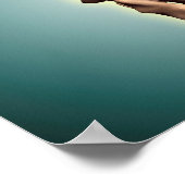 人間の概念図、スカル、正面図 ポスター (角)