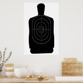 人間の標的を警護する ポスター (キッチン)