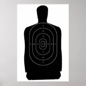 人間の標的を警護する ポスター (正面)