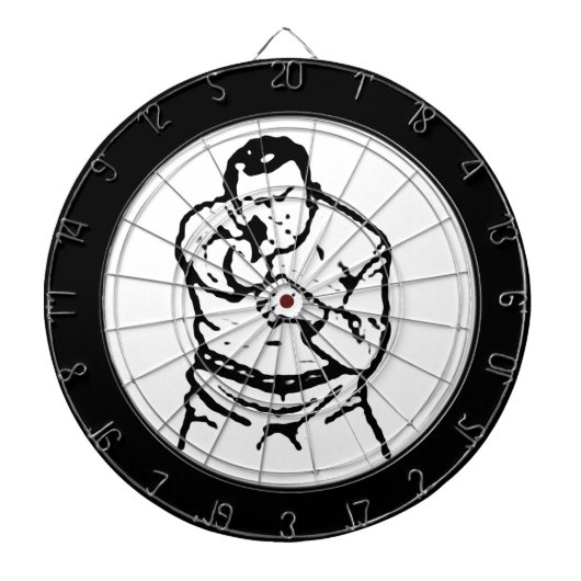 人間の標的 ダーツボード (正面)