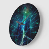 人間の永遠のエネルギー ラージ壁時計 (傾斜)