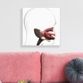 人間の消化イラストレーション キャンバスプリント (インサイチュ (リビング))