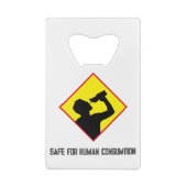 人間の消費に対して安全 クレジットカード栓抜き (裏面)