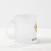 人間の消費に対して安全 フロストグラスマグカップ (左)