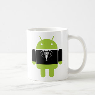 人間の特徴をもつタキシード コーヒーマグカップ
