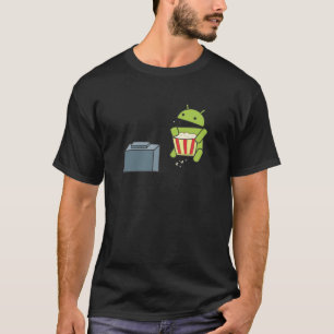 人間の特徴をもつポップコーン Tシャツ