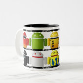 人間の特徴をもつマグ ツートーンマグカップ (正面左)