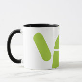 人間の特徴をもつ振ること マグカップ (左)