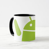 人間の特徴をもつ振ること マグカップ (正面左)