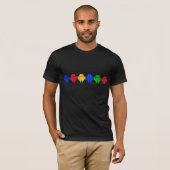 人間の特徴をもつ色 Tシャツ (正面フル)