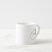 人間の男のコーヒーティー飲料 エスプレッソカップ (正面右)