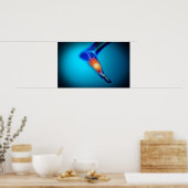 人間の痛みの概念像足 ポスター (キッチン)