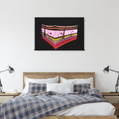 人間の皮膚の層の概念図1 キャンバスプリント (インサイチュ (寝室))