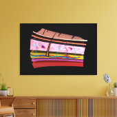 人間の皮膚の層の概念図2 キャンバスプリント (インサイチュ (リビング))