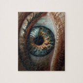 人間の目:視力、視力、網膜、まつ毛 ジグソーパズル (縦)