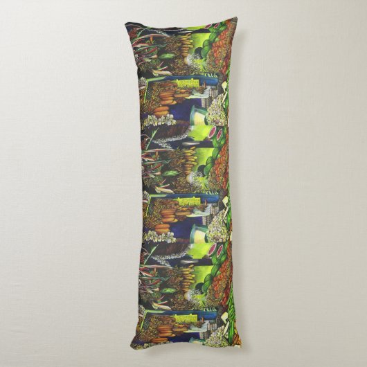 人間の相互作用の共通スレッド ボディピロー (裏面 (縦))