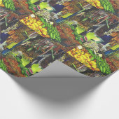 人間の相互作用の共通スレッド ラッピングペーパー (角)