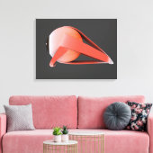 人間の眼の解剖学的概念像7 キャンバスプリント (インサイチュ (リビング))