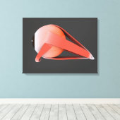 人間の眼の解剖学的概念像7 キャンバスプリント (インサイチュ (ウッドフロア))